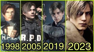 Evolution of LEON S KENNEDY in Resident Evil Games 1998 2023 [upl. by Thibault]