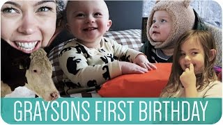 GRAYSONS FIRST BIRTHDAY  HANNAH MAGGS [upl. by Annohsed327]