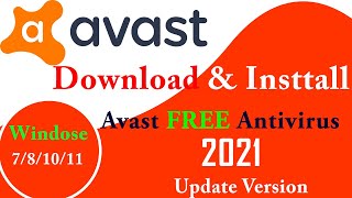 How to install Avast FREE Antivirus Download 2021 Bangla Video [upl. by Cohbath]