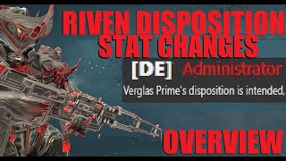 WARFRAME GOOD NEWS FOR VERGLAS USERS Sevagoth Prime Riven Disposition Changes FULL REVIEW [upl. by Frants40]