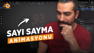 ARTAN  AZALAN SAYI SAYMA ANİMASYONU Blender ile Zamanlayıcı [upl. by Ennaid607]