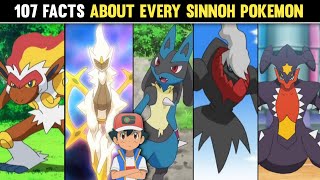 107 Facts about All Sinnoh Pokemon  Fact about All Sinnoh Pokemon100 Facts of PokemonPokedon2 [upl. by Hearn561]