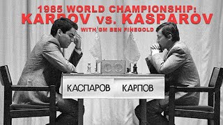 1985 World Championship Karpov vs Kasparov 1985 [upl. by Nielsen406]