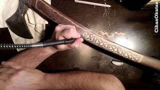 Axe Handle Engraving [upl. by Arais]