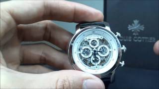 Mode demploi Montre Louis Cottier Skeleton [upl. by Nairad]