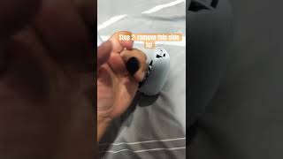 How to remove the plates to your PS5 controller ps5 dualsensecontroller tutorial shorts [upl. by Kyd117]