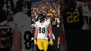 Pat Freiermuth touchdown  spike  dab vs Raiders PITvsLV on NBC [upl. by Shauna]