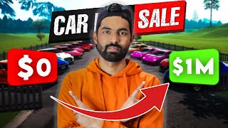 0 to 1 Million Dollar in 1 Hour  Ultimate Car for Sales Simulator Challenge [upl. by Bourne]