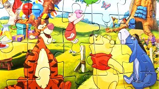 Disney Winnie the Pooh Jigsaw Puzzle for Toddlers [upl. by Yenahpets]