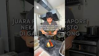 Juara FHA di Singapore nekad buka resto di Gading Serpong gadingserpong gadingserpongupdate [upl. by Ahern]