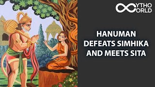 Hanuman Defeats Simhika And Meets Sita  Indian Mythology  Mytho World [upl. by Rema]