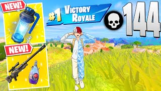 144 Elimination Solo vs Squads WINS Full Gameplay  Fortnite Chapter 5 Season 3 [upl. by Yelehsa946]