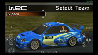 PSP  WRC World Rally Championship  All Cars in the Game [upl. by Nogam310]