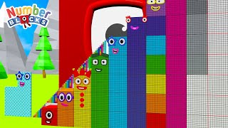 Numberblocks Cube Full Episode Step Squad 1  50 vs 500 MILLION BIGGEST  Learn to Count Big Numbers [upl. by Barthol]