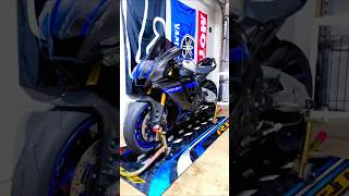 Yamaha R1M Full Carbon Edition💙😍 yamaharacing yamaha motorcycle superbike racing [upl. by Radbourne]