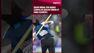 Neeraj Chopra Wins Silver In Javelin Throw Pakistans Arshad Nadeem Takes Gold  Olympics 2024 [upl. by Assiralk]