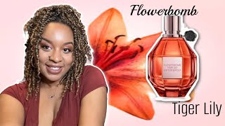 NEW FlowerBomb Tiger Lily  Perfume Review [upl. by Hymie]