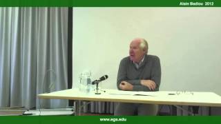 Alain Badiou Introduction To The Philosophical Concept of Change 2012 [upl. by Gaul128]