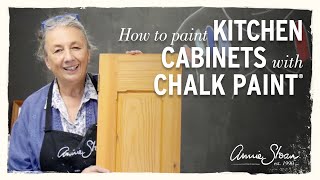 How to paint your kitchen cabinets with Chalk Paint® [upl. by Sabino301]