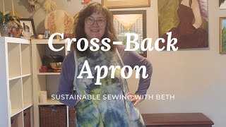 Sustainable Sewing Crossback Apron [upl. by Sherye363]