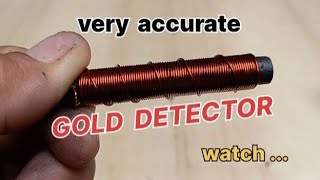 HOW TO MAKE GOLD DETECTOR THROUGH MAGNETIC WIRE amp DRY CELL CARBON BATTERY [upl. by Aivatal281]