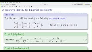 CSE230 Binomial and Multinomial Theorem [upl. by Dympha]