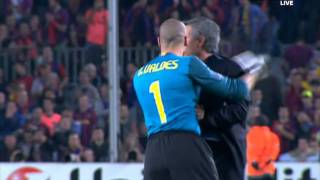 Mourinho Epic Celebration  Barcelona Vs Inter 28042010 [upl. by Dnomyaw783]