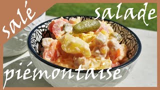 salade piémontaise  recette facile et rapide [upl. by Nnorahs903]