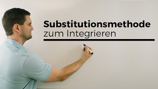 Substitutionsmethode zum Integrieren Integration Stammfunktion bilden  Mathe by Daniel Jung [upl. by Yllitnahc]