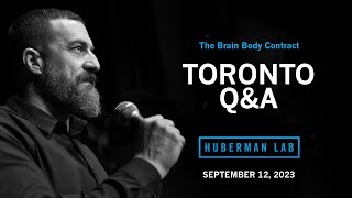 LIVE EVENT QampA Dr Andrew Huberman Question amp Answer in Toronto ON [upl. by Arahahs]