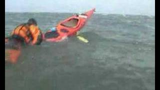 Sea Kayak Self Rescue  The Ladder [upl. by Naitsihc]