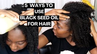 5 Ways To Use Black Seed Oil for Hair Loss Hair Growth Hair Health [upl. by Buck]