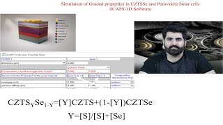 Simulation of Perovskite and CZTSSe graded solar cells with Scaps1D [upl. by Lyon882]