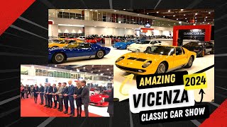 Vicenza quotAmazingquot Classic Car Show 2024  Full Video [upl. by Neelrahs]