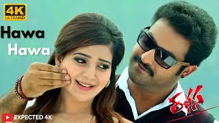 Hawa Hawa 4K videosong  Rabhasa  Jr NTR  Samantha Pranitha  ThamanS [upl. by Yardley]