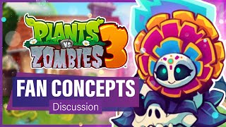 Exploring Plants vs Zombies 3 FanMade Concept Art [upl. by Ehtiaf]