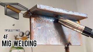 why no welders talk about this Simple OVERHEAD MIGMAG Welding Technique [upl. by Akahc]