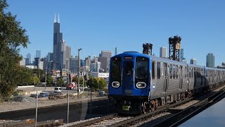 CTA L  2600 and 7000 Series Railcars Running at Various Locations on the Orange Line to Midway [upl. by Animor]