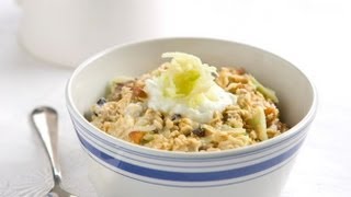 Bircher Muesli 4 Ingredients Breakfasts Cooking with Kim [upl. by Ajiak654]