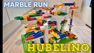 Hubelino Marble run Mega Building Box 585 piece Kugelbahn Baukasten mega [upl. by Acemat]