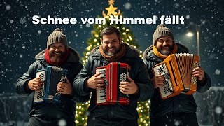 Weihnachtslied Schnee vom Himmel fällt  TechnoAkkordeonVariante [upl. by Sudnor]