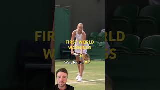 Watch the 🍾🙏 tennis funny sports champagne wimbledon tennislife tennispassion tennissport [upl. by Groot568]