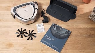 Unboxing af Electrolux Purei9 PI915SGM Robotstøvsuger [upl. by Matrona843]