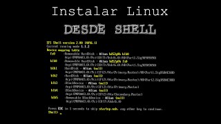 Instalar LINUX desde UEFI SHELL [upl. by Etterual]