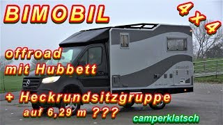 Bimobil HR 380💥Rundsitzgruppe Hubbett💥Mercedes Sprinter💥Allrad Wohnmobil Offroad Camper Testfahrt [upl. by Airetnuhs802]