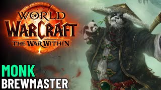 Brewmaster Monk Gameplay Livestream worldofwarcraft warcraft thewarwithin warwithin live [upl. by Ardussi]