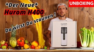 Hurom H400 Entsafter  Eine Saftpresse die alles kann  Leichte Reinigung [upl. by Waltner]