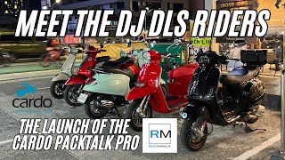 Cardo Packtalk Pro launch and DJ DLS Friday night Marilaque ride vespa lambretta motovlog [upl. by Joyce]