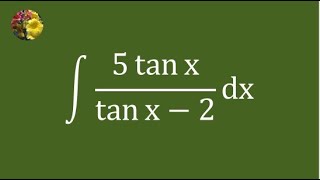 Evaluating the indefinite integral using an uncommon technique [upl. by Hallsy]