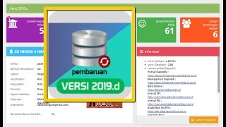 Cara Update Dapodik Versi 2019d [upl. by Tnias252]